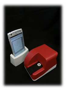 モバイル型中赤外分光分析センサー写真